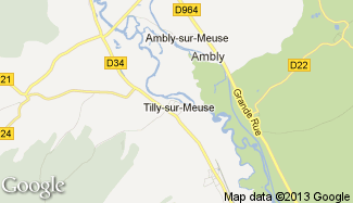 Plan de Tilly-sur-Meuse