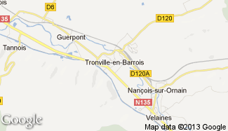 Plan de Tronville-en-Barrois