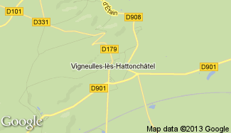 Plan de Vigneulles-lès-Hattonchâtel
