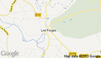 Plan de Les Forges