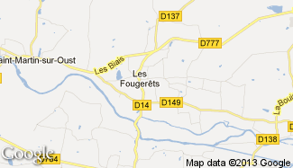 Plan de Les Fougerêts