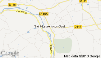 Plan de Saint-Laurent-sur-Oust