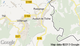 Plan de Audun-le-Tiche