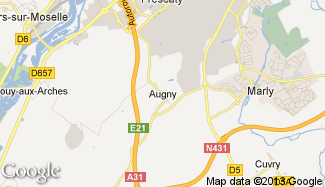 Plan de Augny