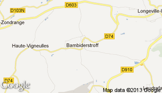 Plan de Bambiderstroff