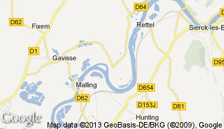 Plan de Berg-sur-Moselle