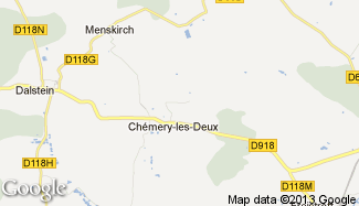 Plan de Chémery-les-Deux