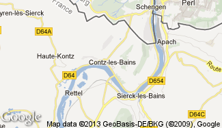 Plan de Contz-les-Bains