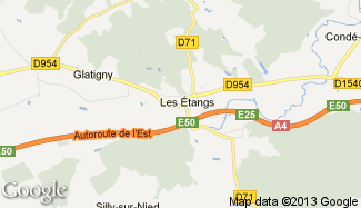 Plan de Les Étangs