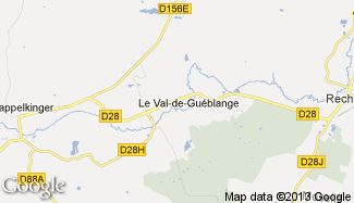 Plan de Le Val-de-Guéblange