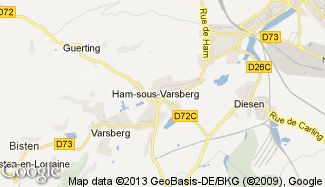 Plan de Ham-sous-Varsberg