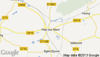 Plan de Han-sur-Nied