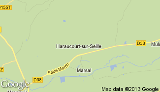 Plan de Haraucourt-sur-Seille