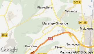 Plan de Marange-Silvange