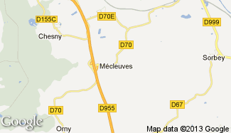 Plan de Mécleuves