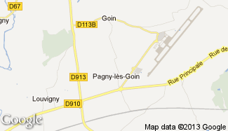 Plan de Pagny-lès-Goin