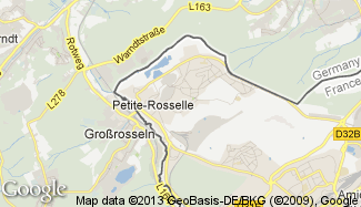 Plan de Petite-Rosselle