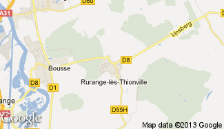 Plan de Rurange-lès-Thionville