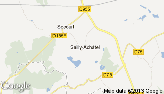 Plan de Sailly-Achâtel
