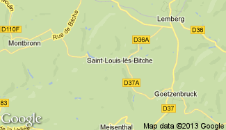 Plan de Saint-Louis-lès-Bitche