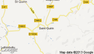 Plan de Saint-Quirin
