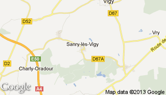 Plan de Sanry-lès-Vigy