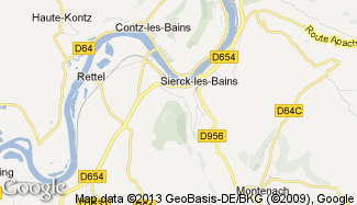 Plan de Sierck-les-Bains