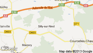 Plan de Silly-sur-Nied