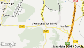 Plan de Volmerange-les-Mines