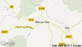 Plan de Billy-sur-Oisy