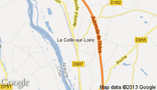 Plan de La Celle-sur-Loire