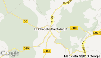 Plan de La Chapelle-Saint-André