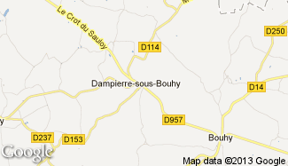Plan de Dampierre-sous-Bouhy