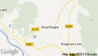 Plan de Druy-Parigny