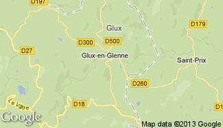Plan de Glux-en-Glenne