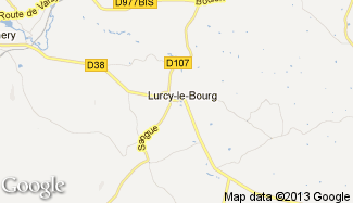 Plan de Lurcy-le-Bourg