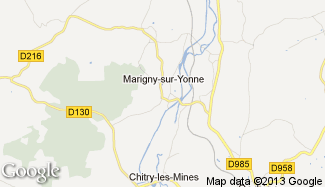 Plan de Marigny-sur-Yonne