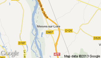 Plan de Mesves-sur-Loire