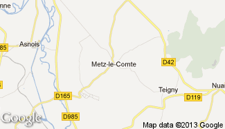 Plan de Metz-le-Comte