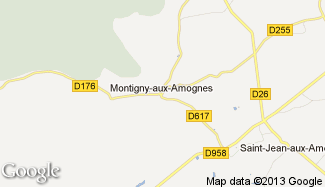 Plan de Montigny-aux-Amognes