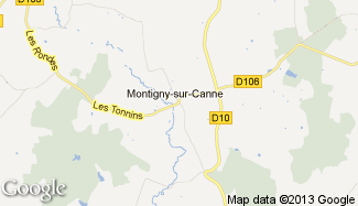 Plan de Montigny-sur-Canne