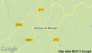 Plan de Ouroux-en-Morvan