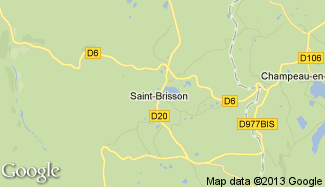 Plan de Saint-Brisson