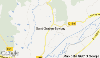 Plan de Saint-Gratien-Savigny