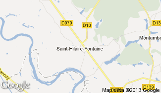 Plan de Saint-Hilaire-Fontaine