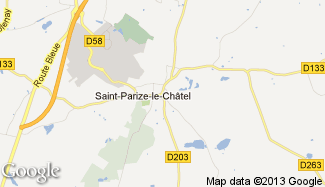 Plan de Saint-Parize-le-Châtel