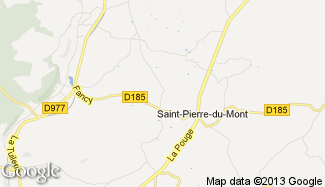 Plan de Saint-Pierre-du-Mont