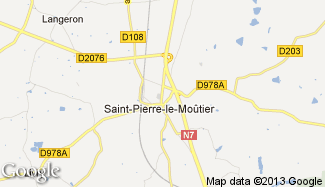 Plan de Saint-Pierre-le-Moûtier