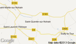 Plan de Saint-Quentin-sur-Nohain