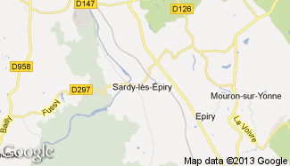 Plan de Sardy-lès-Épiry